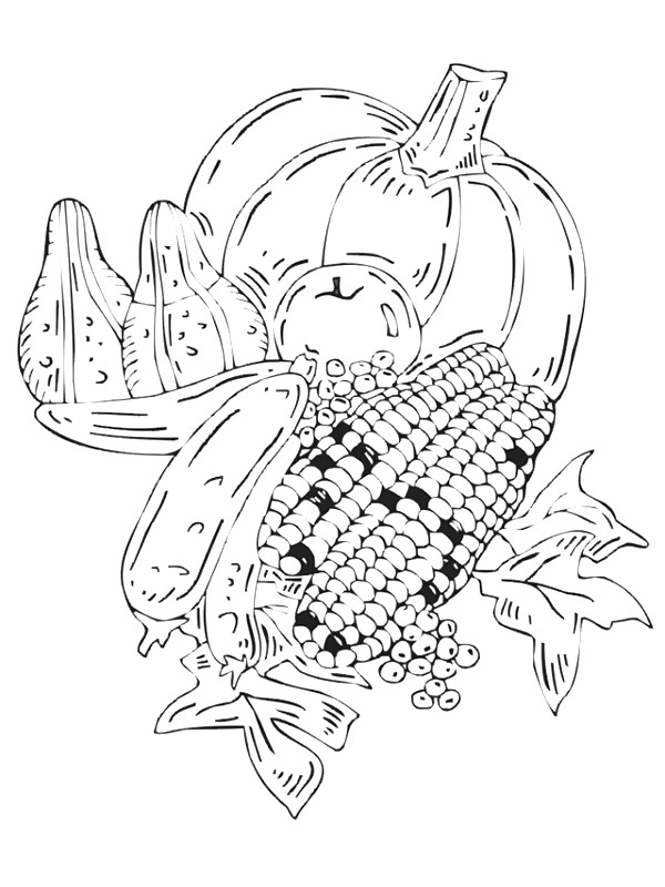 Drawing 20 from Autumn coloring page to print and coloring