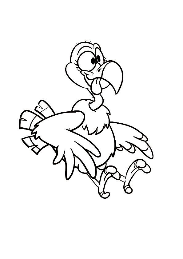 7 of Vultures coloring page to print and color