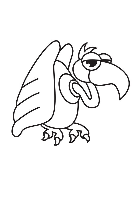 9 of Vultures coloring page to print and color
