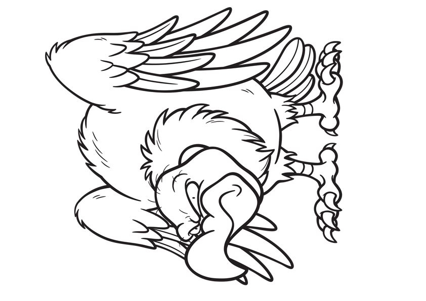 20 of Vultures coloring page to print and color
