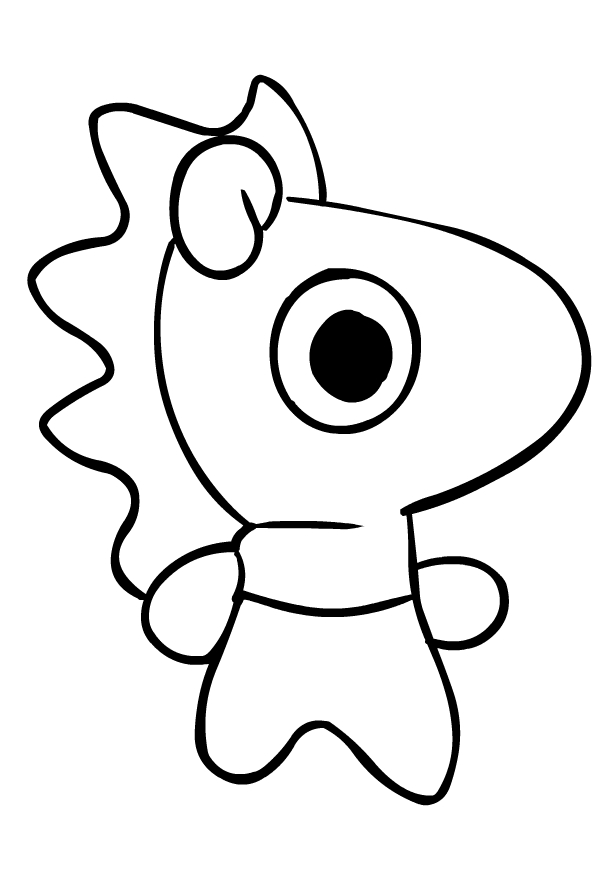 Coloriage de Mang de les BT21  imprimer et colorier