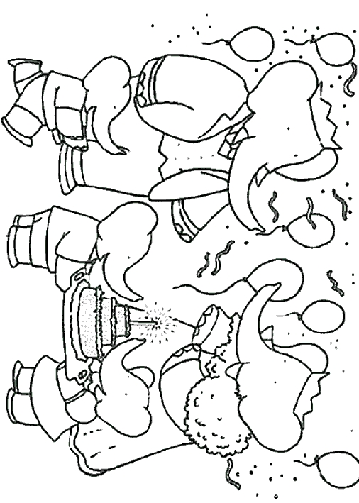 Dibujo 6 de Babar el elefante para imprimir y colorear
