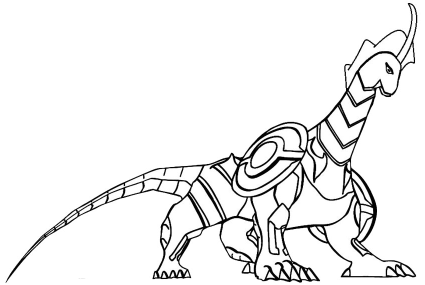 Drawing 1 from Bakugan coloring page to print and coloring