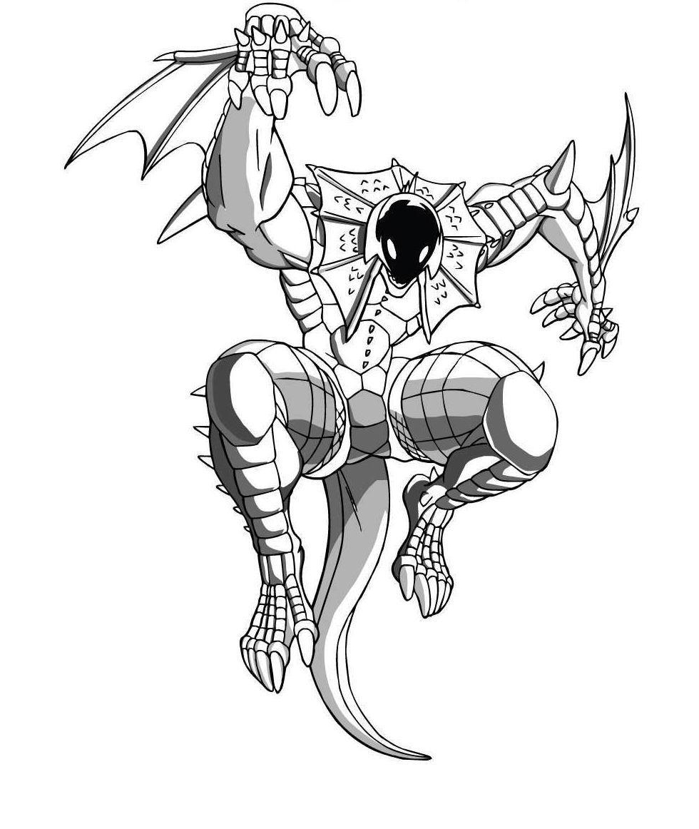 Drawing 14 from Bakugan coloring page to print and coloring