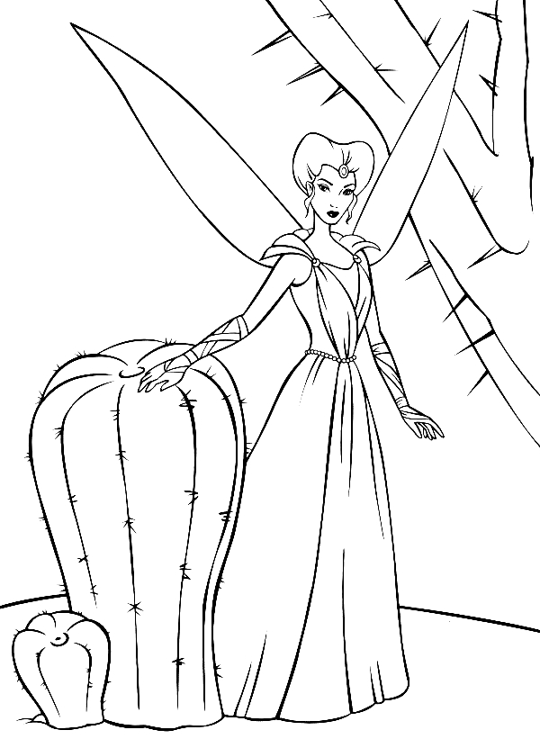 Drawing 11 from Barbie Fairytopia coloring page to print and coloring
