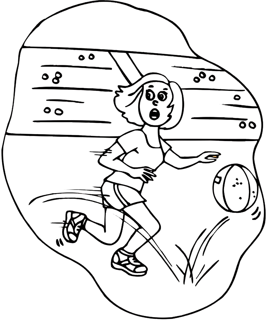 Basketball 11 coloring page to print and color