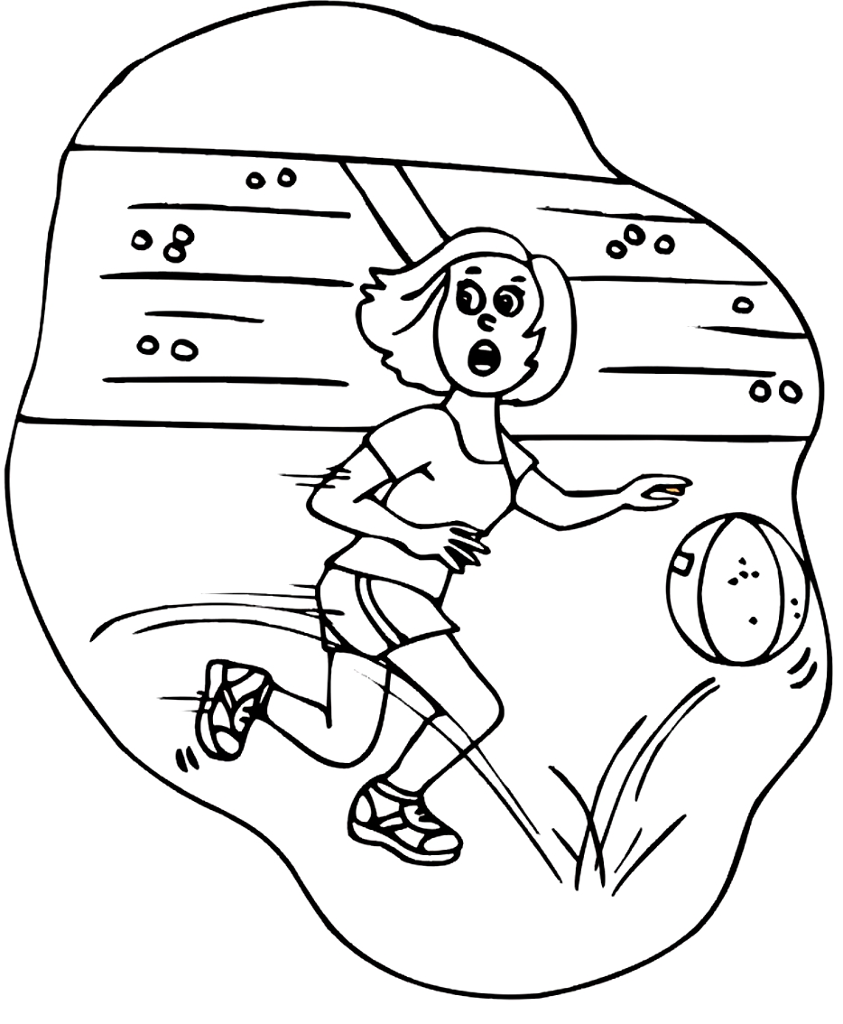 Drawing 11 from Basketball coloring page to print and coloring