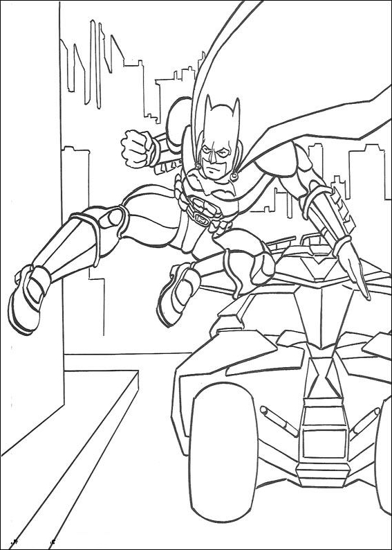 Dibujo 19 Batman para imprimir y colorear