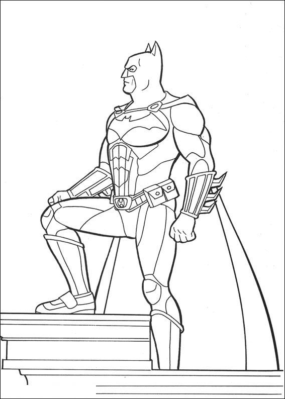 Desenho 20 de Batman para imprimir e colorir