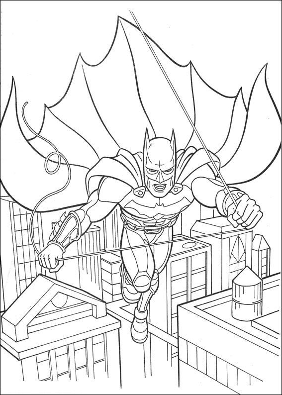 Drawing 23 from Batman coloring page to print and coloring