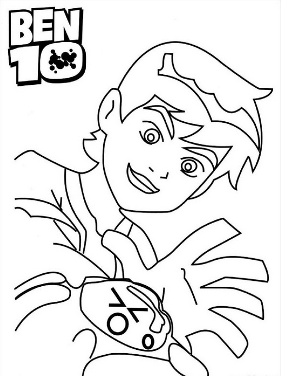 Drawing 1 from Ben 10 coloring page