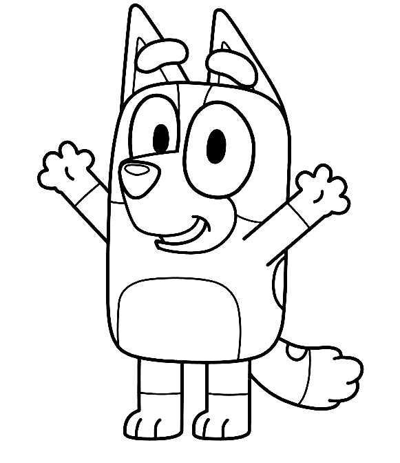 Bluey Coloring Pages | Coloring Page Blog