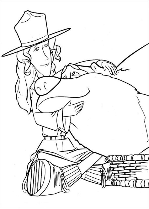 Drawing 16 from Open Season coloring page to print and coloring