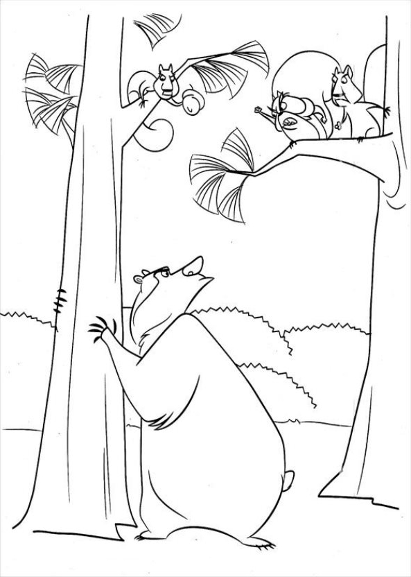 Drawing 17 from Open Season coloring page to print and coloring