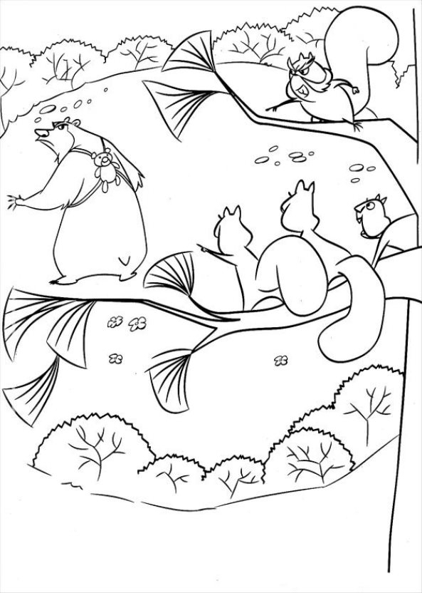 Drawing 23 from Open Season coloring page to print and coloring