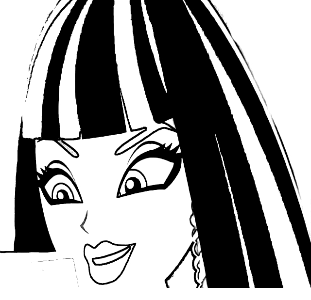 Drawing 3 from Bratzillaz coloring page to print and coloring