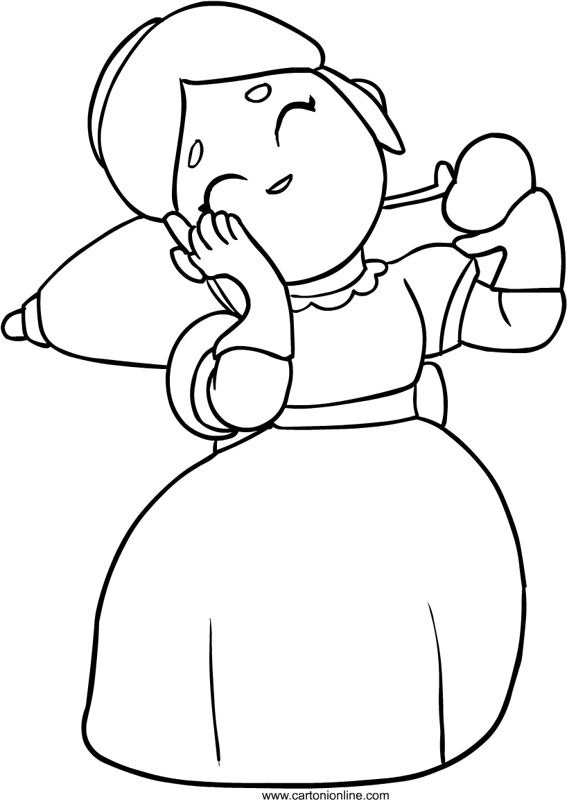 Piper of Brawl Stars coloring page to print and color