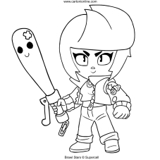 Desenhos De Brawl Stars Para Colorir - novo brawler no brawl star para pimtar