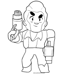 Coloriage De Brawl Stars Para Colorir - dessin de brawl stars de elizae