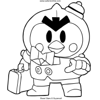 Desenhos De Brawl Stars Para Colorir - desenho de brawl stars para colorir 8 bit