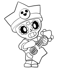 brawl stars para colorear skins