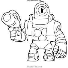 Brawl Stars Coloring Page - coloring pages brawl stars