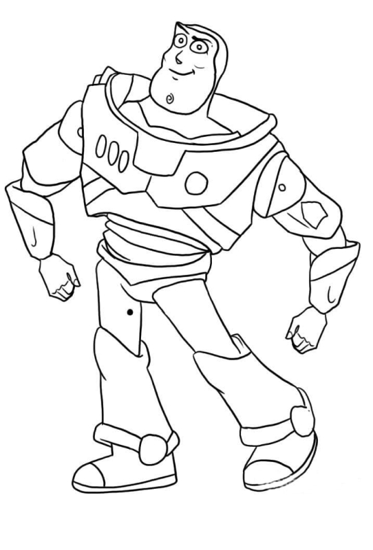 Buzz Lightyear 14 from Toy Story coloring page to print and coloring