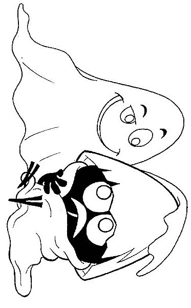 Calimero 8 coloring page to print and color