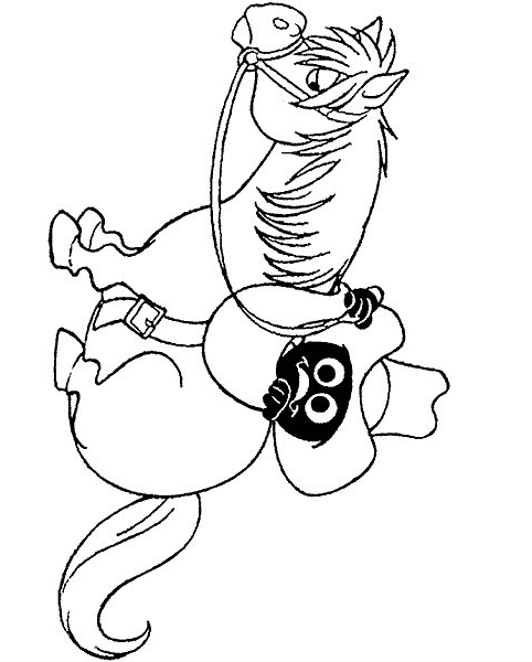 Calimero 19 coloring page to print and color