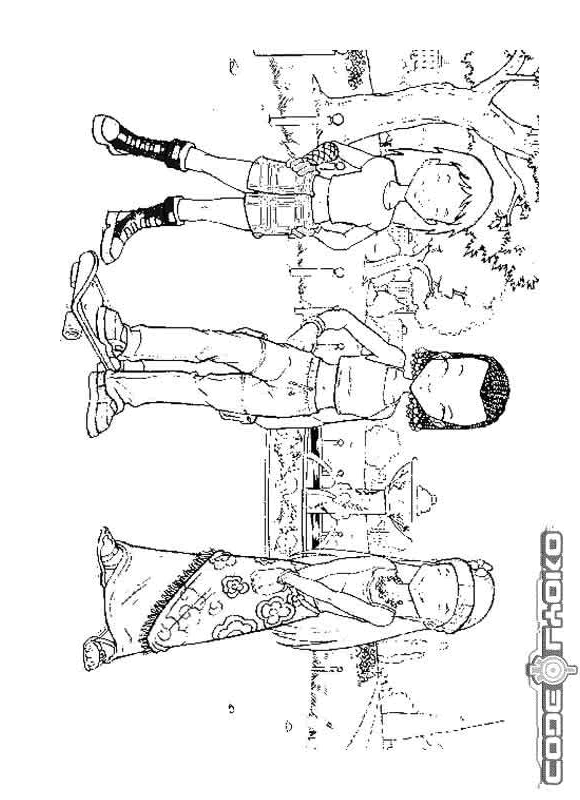 Drawing 1 from Code Lyoko coloring page to print and coloring