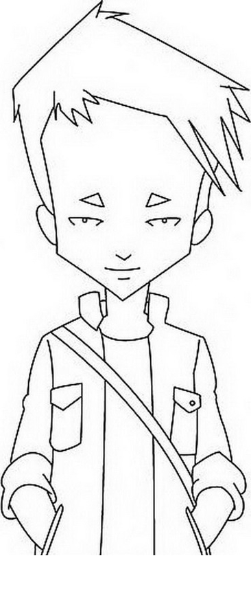 Drawing 20 from Code Lyoko coloring page to print and coloring