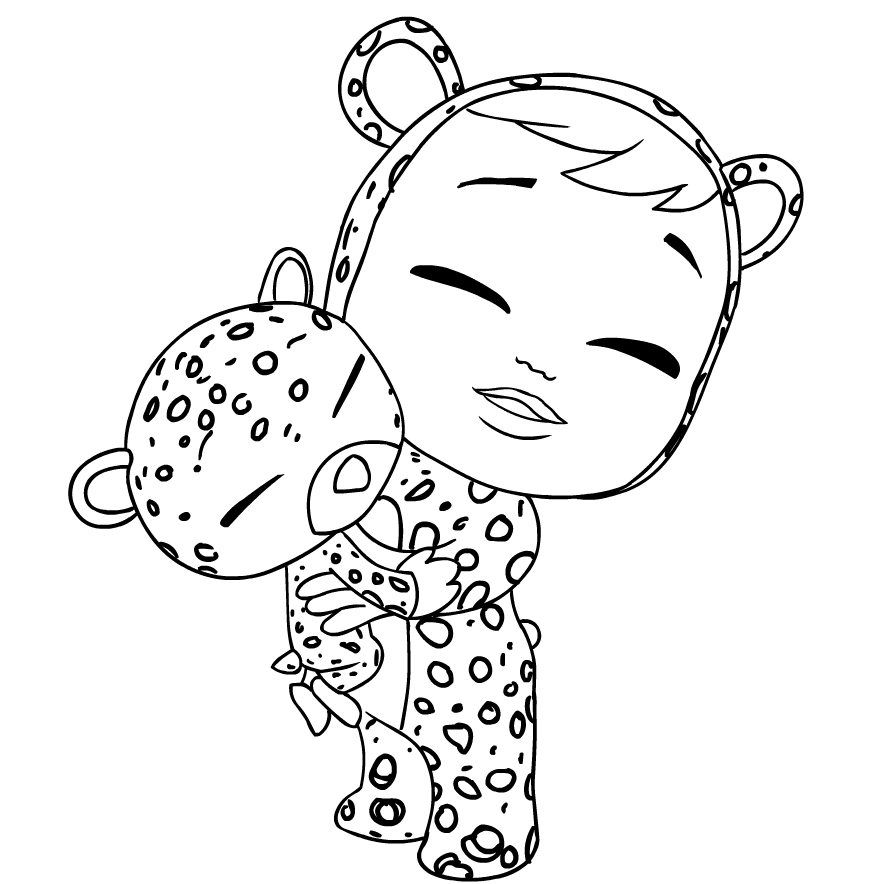 Download Cry Babies coloring page - Drawing 1