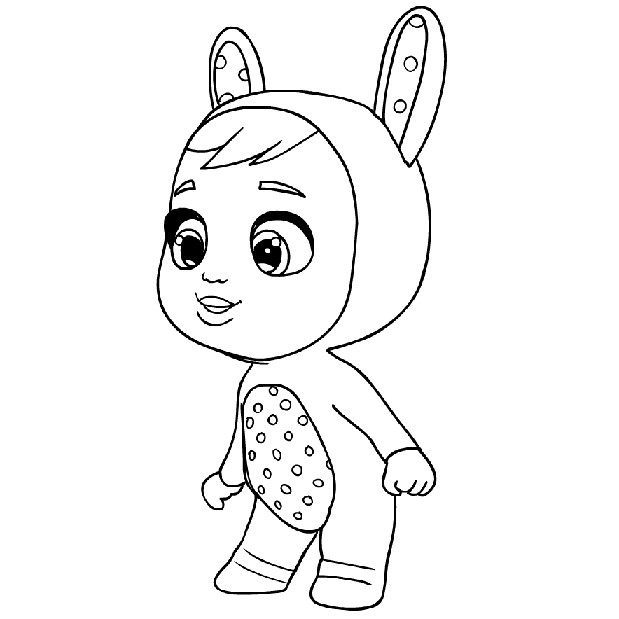 Download Cry Babies coloring page - Drawing 4