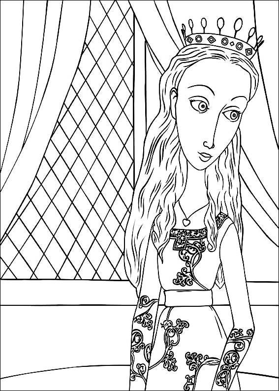 Drawing 2 from Despereaux coloring page to print and coloring