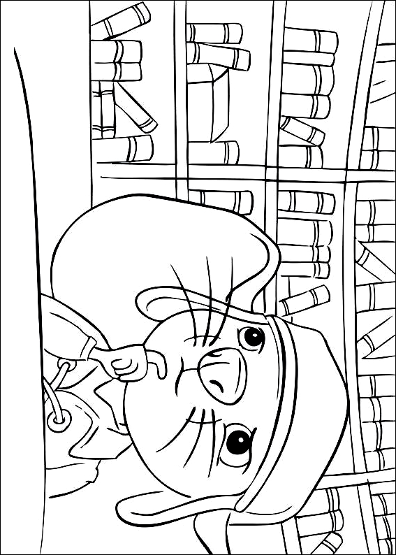 Drawing 4 from Despereaux coloring page to print and coloring