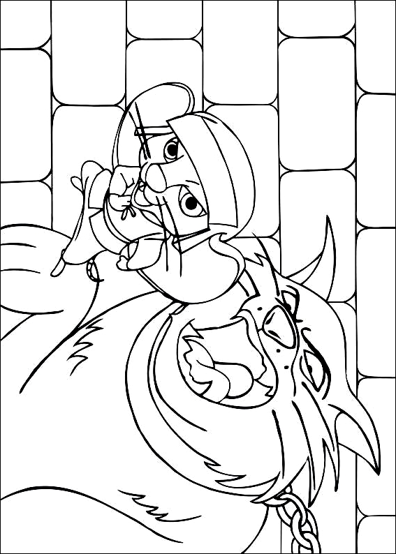 Drawing 6 from Despereaux coloring page to print and coloring