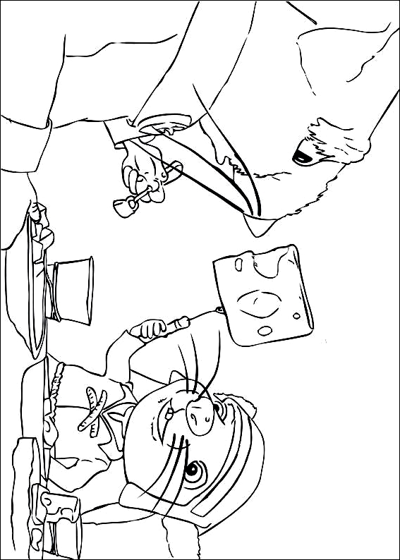 Drawing 7 from Despereaux coloring page to print and coloring