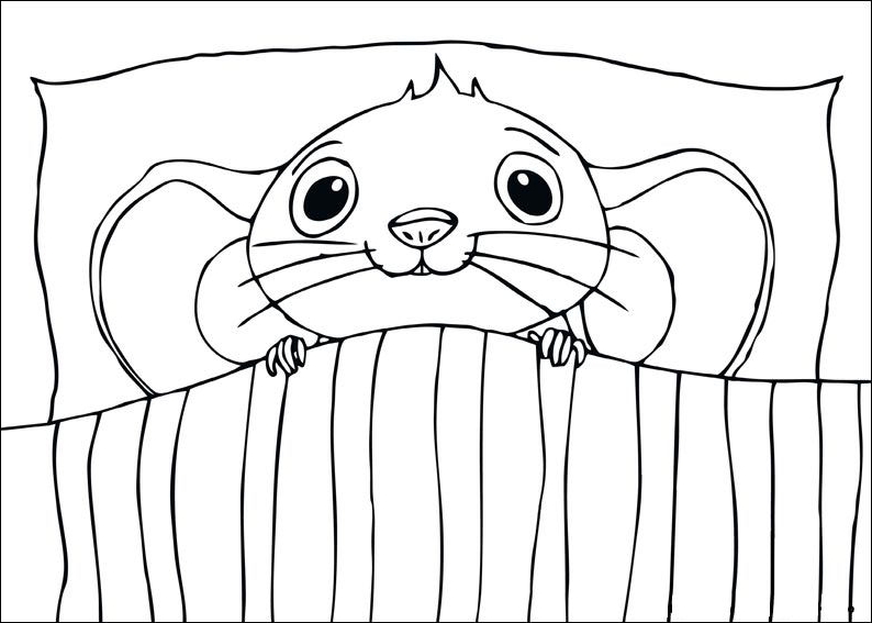 Drawing 20 from Despereaux coloring page to print and coloring