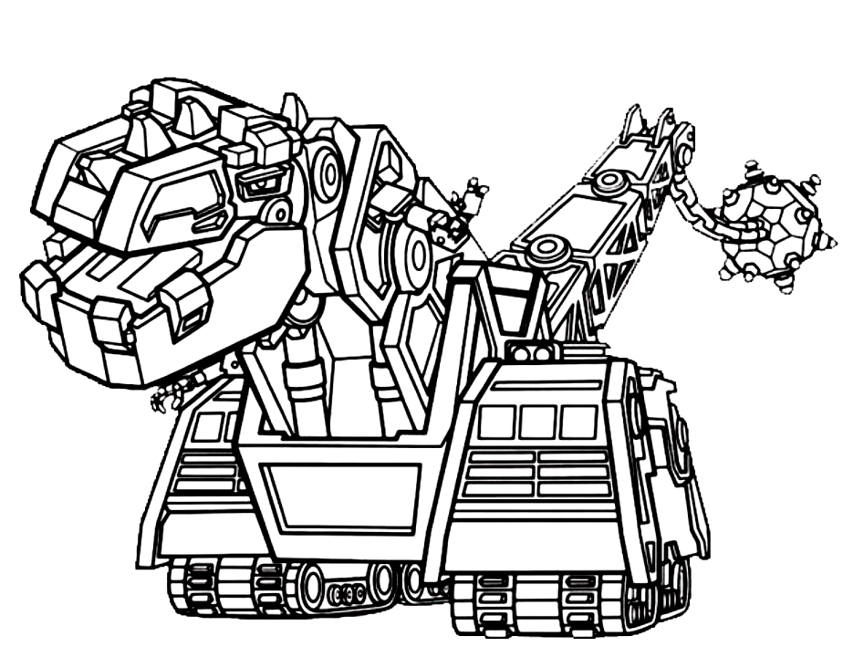 Dinotrux drawing 1 to print and color