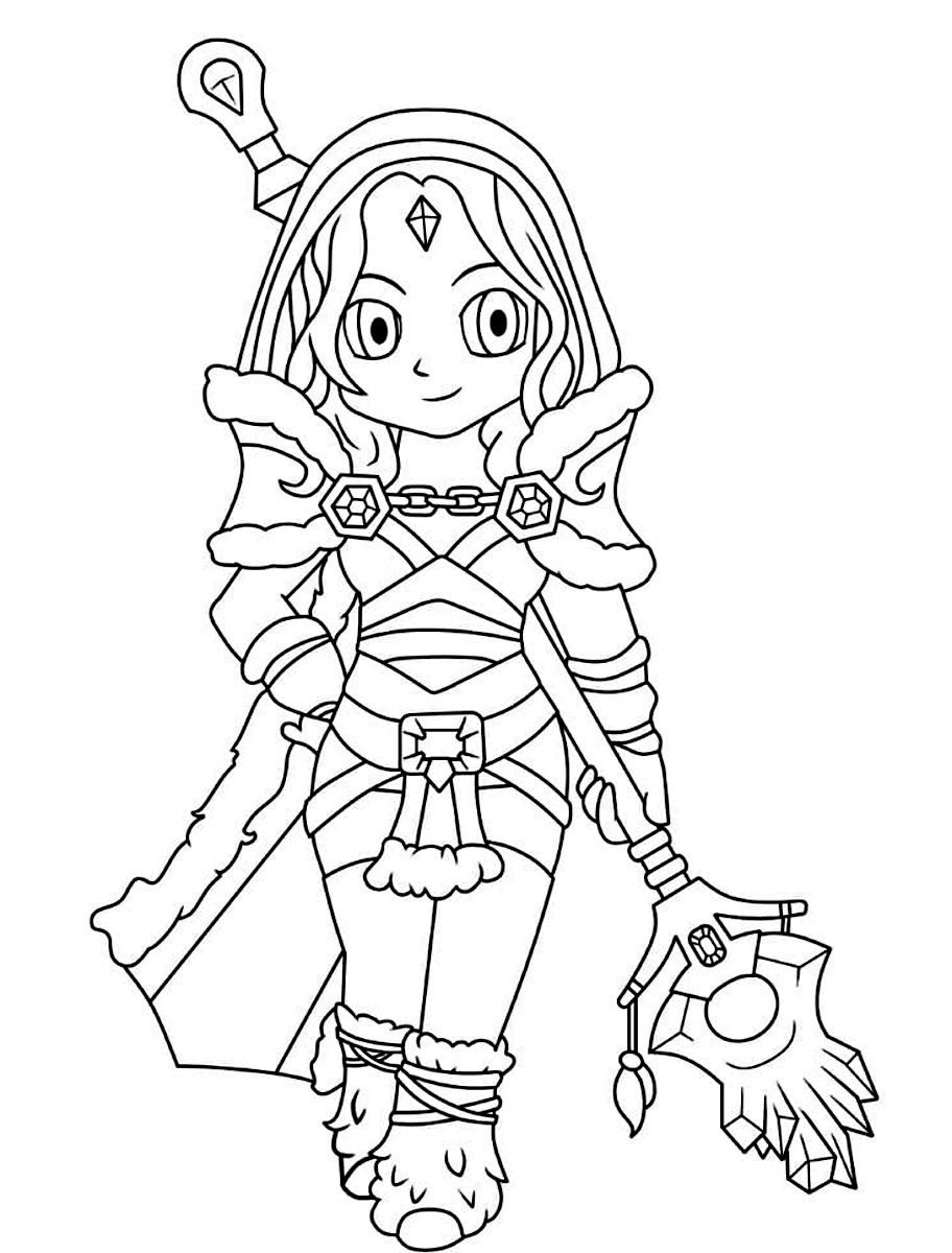 Dota 2 10 from Dota 2 coloring page to print and coloring
