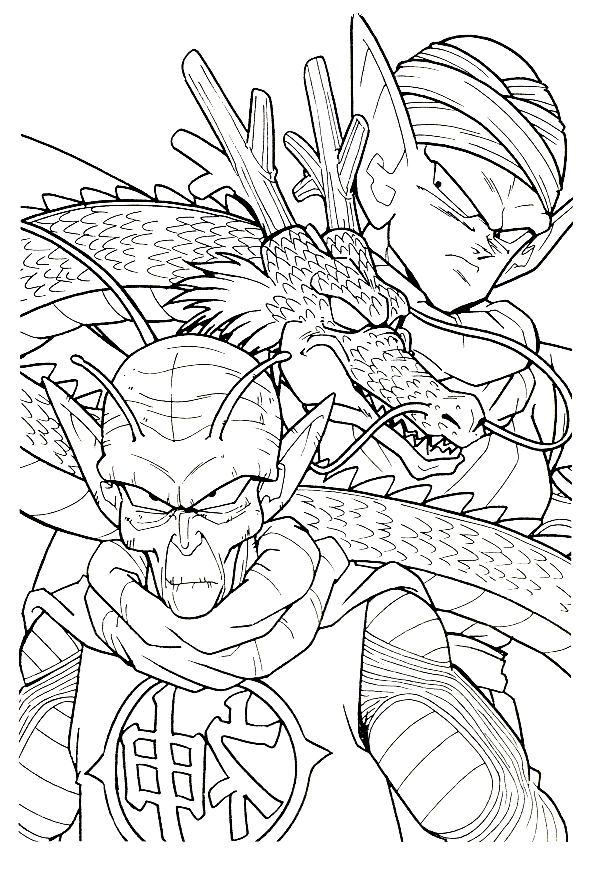 Drawing 6 from Dragon Ball Z coloring page