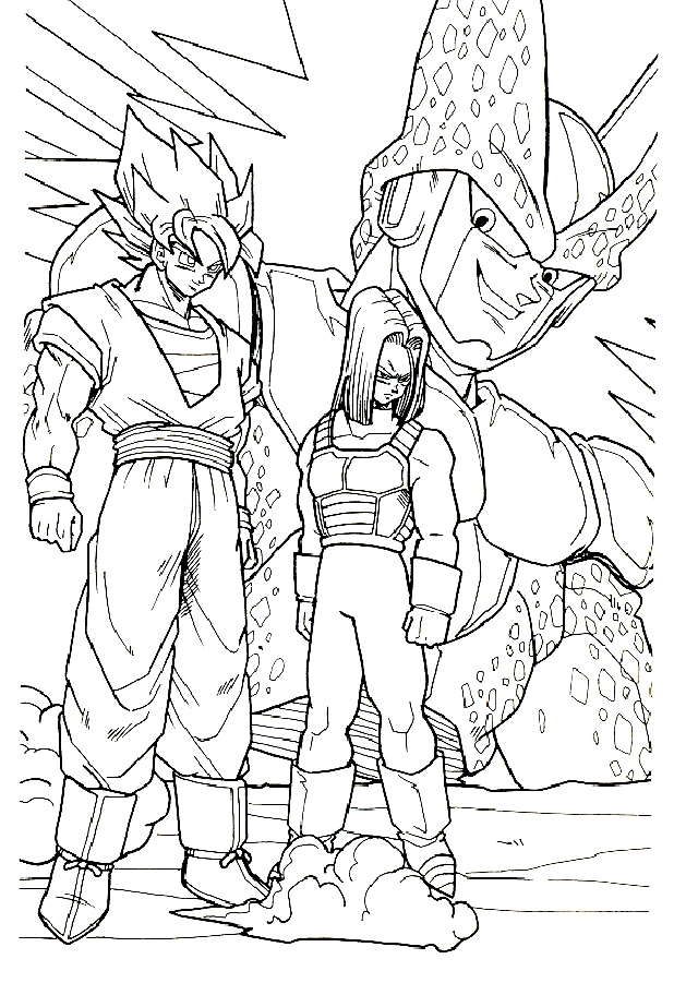 Página Dragon Ball Z #38665 (desenhos animados) para colorir – Páginas para  Colorir Imprimíveis