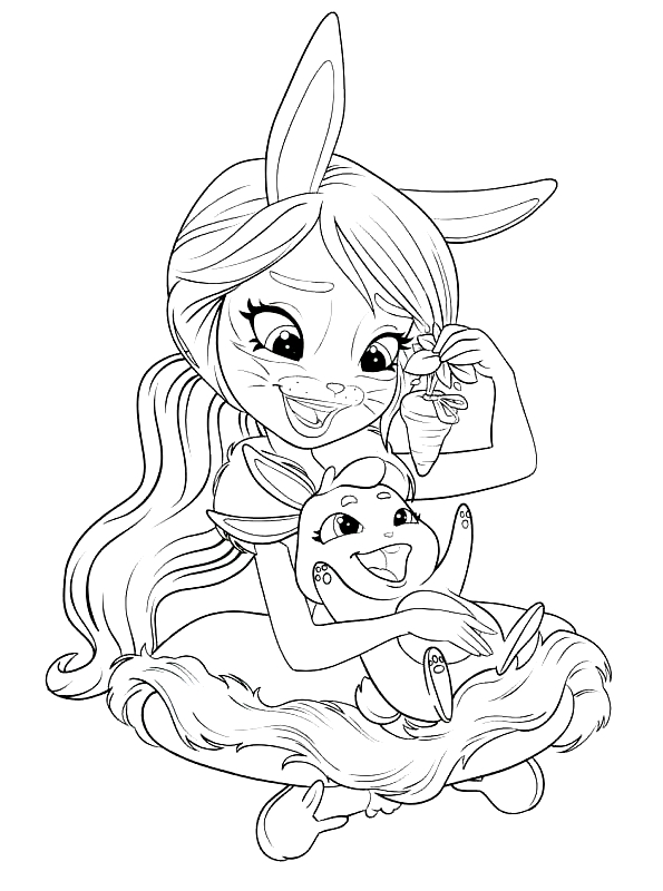 Drawing 1 from Enchantimals coloring page to print and coloring