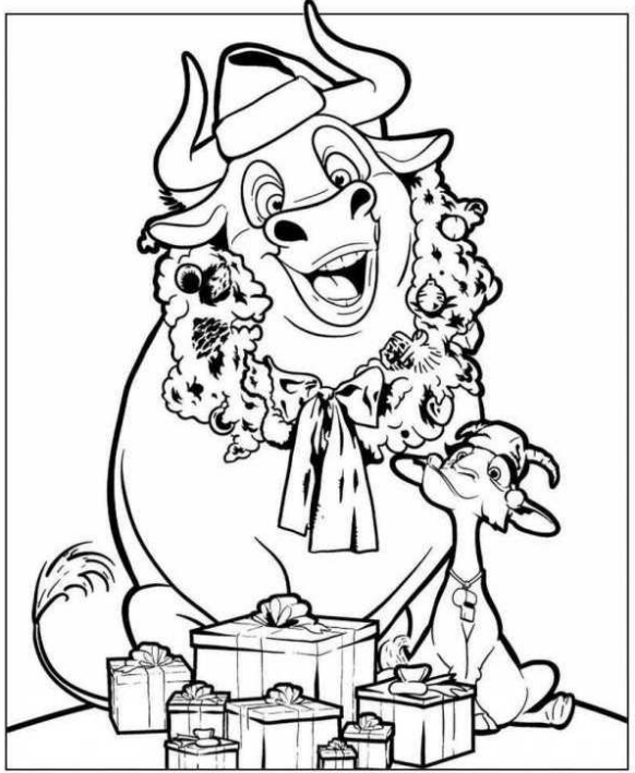 Ferdinand coloring page to print and coloring - Drawing 4