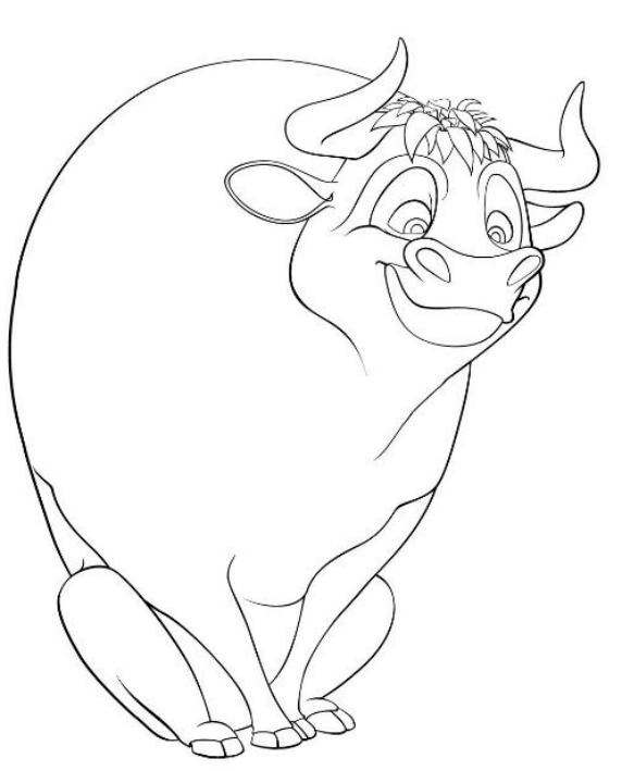 Dibujo 6 de Ferdinand para imprimir y colorear