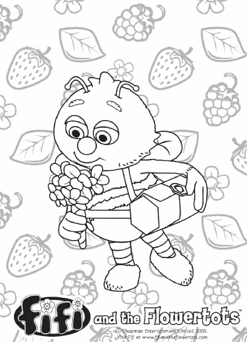 Fifi and the Flowertots coloring page to print and coloring - Drawing 4