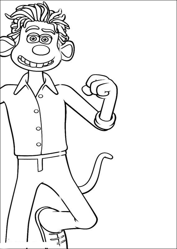 Flushed Away coloring page to print and coloring - Drawing 3