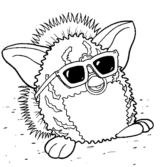 Furbi coloring page to print and coloring - Drawing 4