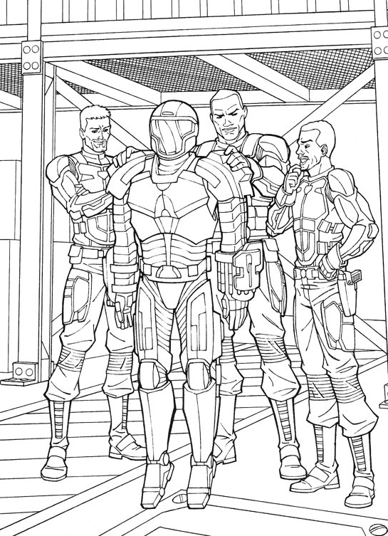 G.I. Joe coloring page to print and coloring - Drawing 4