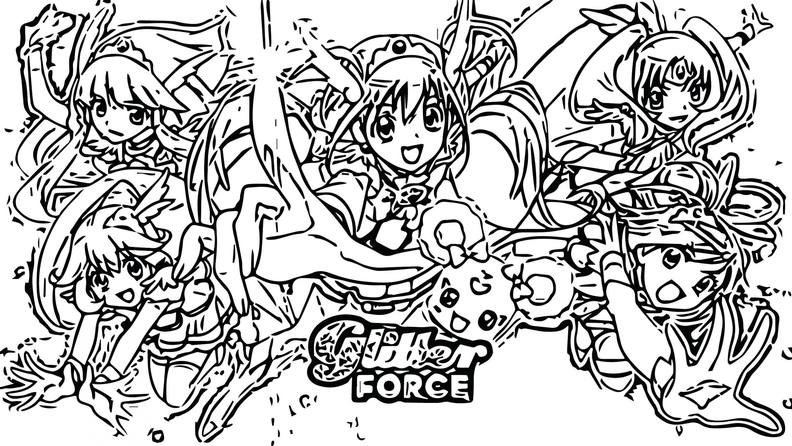 Kolorowanki  10 Glitter Force do wydrukowania i pokolorowania